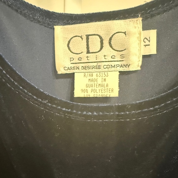 👗CDC Caren Desire’e Company Velvet & Taffeta Gown. Color:Navy Blue. Size: 14 - Picture 4 of 11